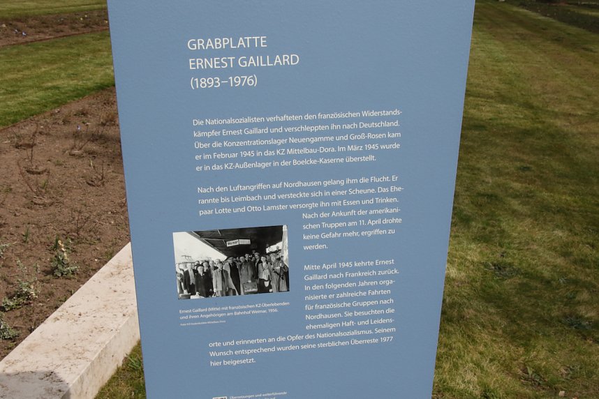 Er&ouml;ffnung des neu gestalteten Nordh&auml;user Ehrenfriedhofs 