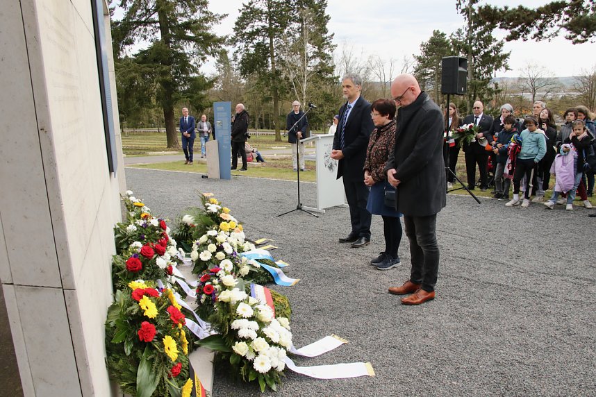 Er&ouml;ffnung des neu gestalteten Nordh&auml;user Ehrenfriedhofs 