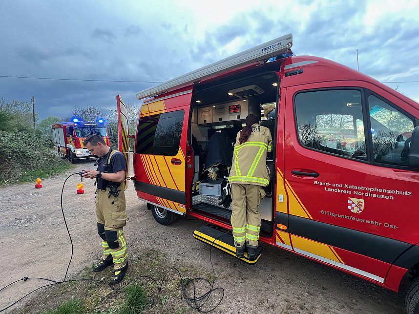 Gro&szlig;einsatz am M&ouml;wensee