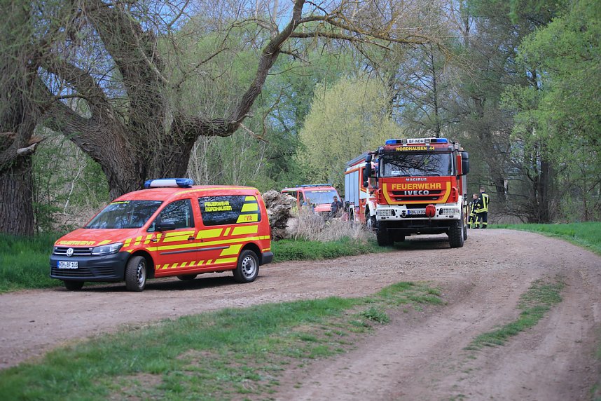 Gro&szlig;einsatz am M&ouml;wensee