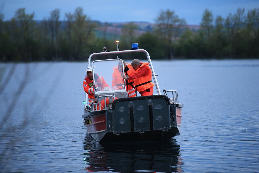 Gro&szlig;einsatz am M&ouml;wensee