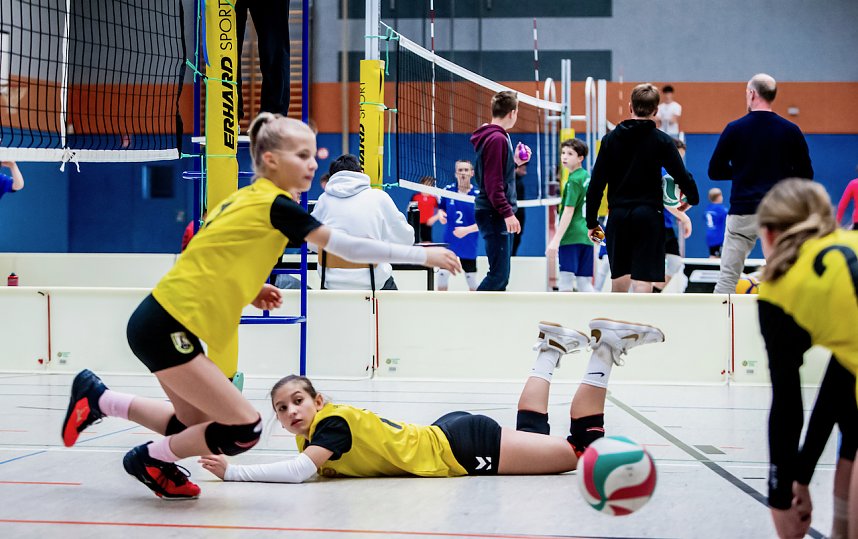 Erfolg im Volleyball-Krimi - die Humboldt-Sportlerinnen brachten es zu Bronze