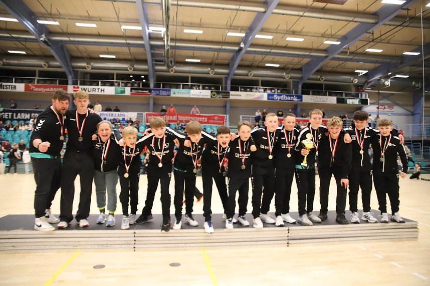 Erfolgreiche Nordh&auml;user Handballkids in Kolding