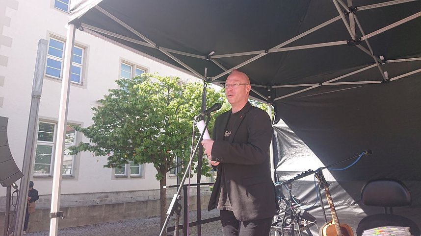 1. Mai auf dem Nordh&auml;user Rathausplatz