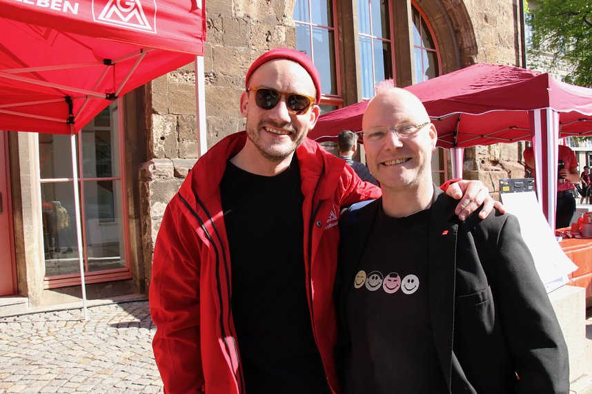 1. Mai auf dem Nordh&auml;user Rathausplatz
