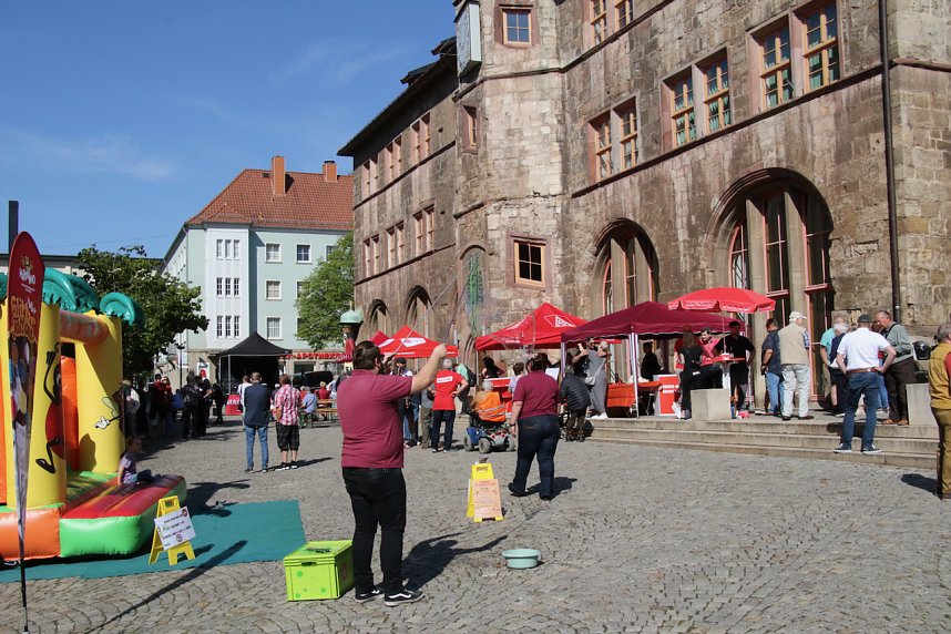 1. Mai auf dem Nordh&auml;user Rathausplatz