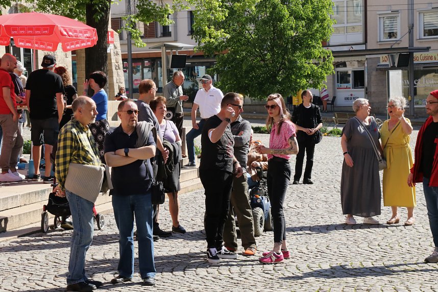 1. Mai auf dem Nordh&auml;user Rathausplatz