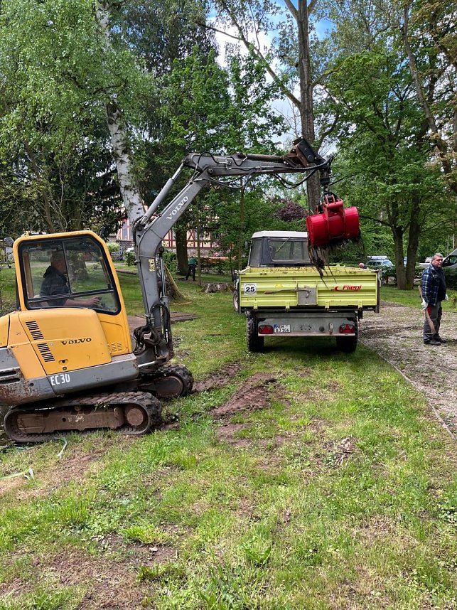 Arbeitseinsatz in Friedrichsthal