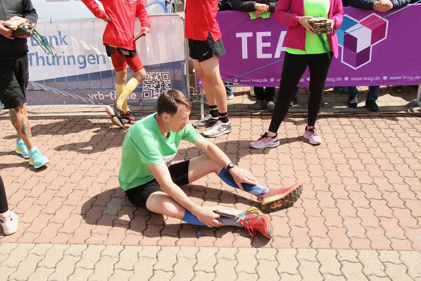 Auf der Zielgerade beim 11. Harztorlauf