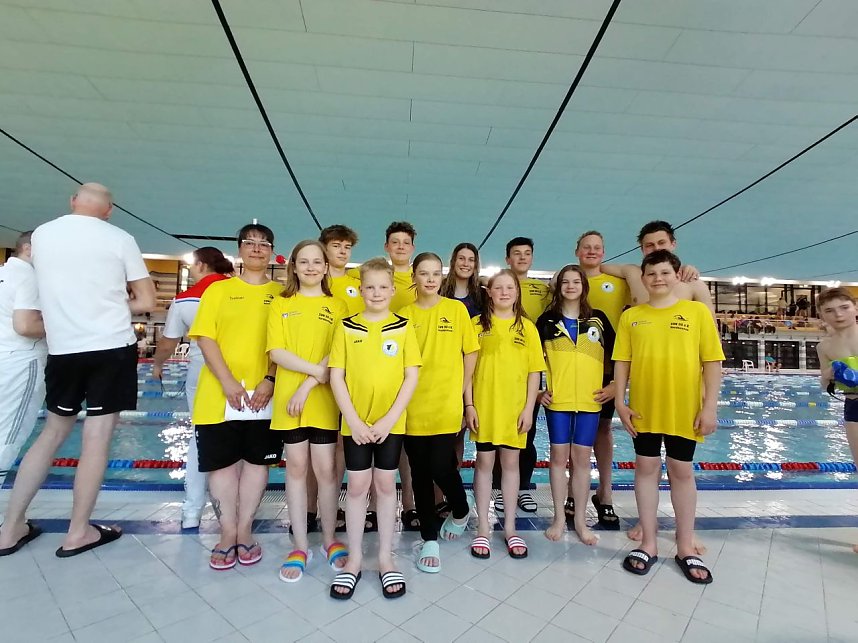 12 Nordh&auml;user Schwimmer beim 34. Nationalen Nachwuchsschwimmfest in Erfurt 