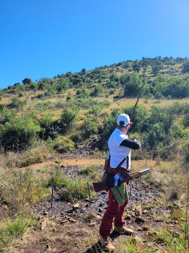 Susanne Walther beim Wettkampf in S&uuml;dafrika