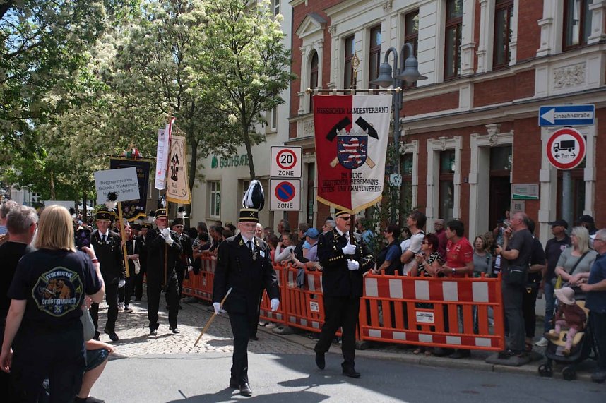 Internationale Bergparade in Sangerhausen 