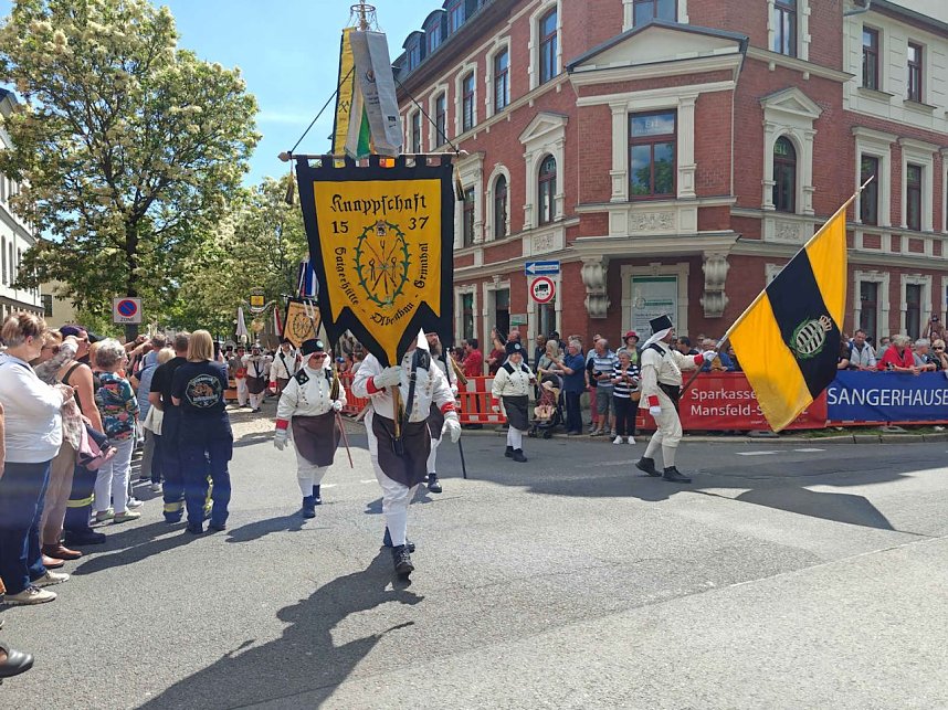 Internationale Bergparade in Sangerhausen 