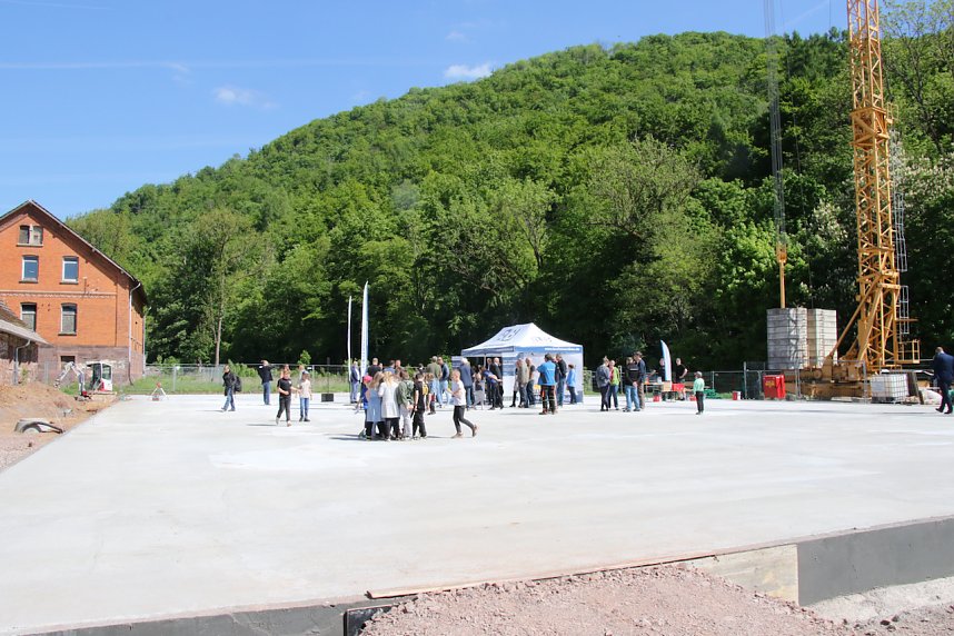 Grundsteinlegung f&uuml;r die neue Ilfelder Grundschule 