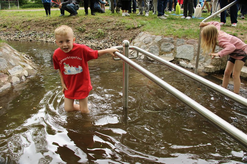 Anwassern im Stadtpark