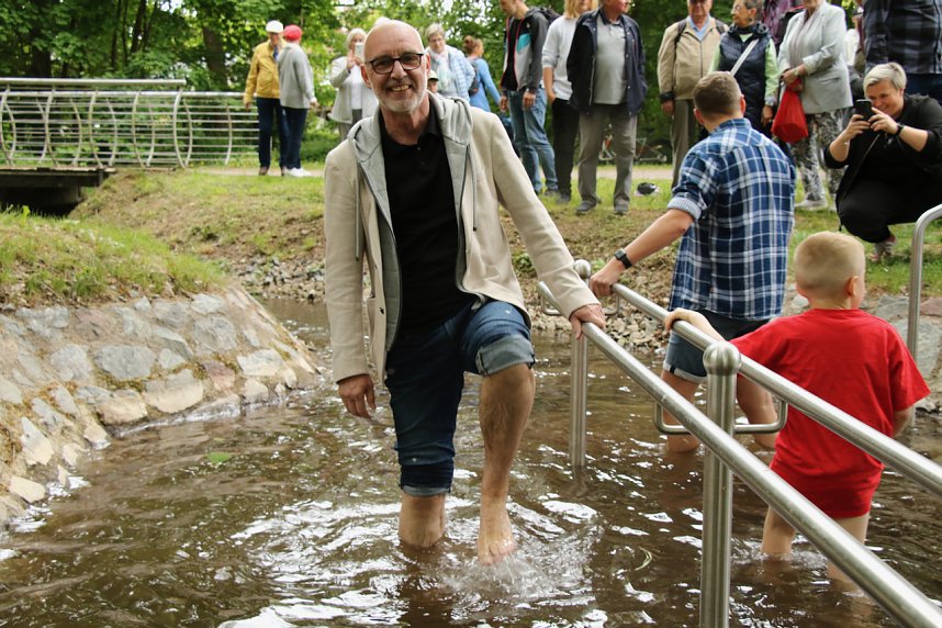 Anwassern im Stadtpark