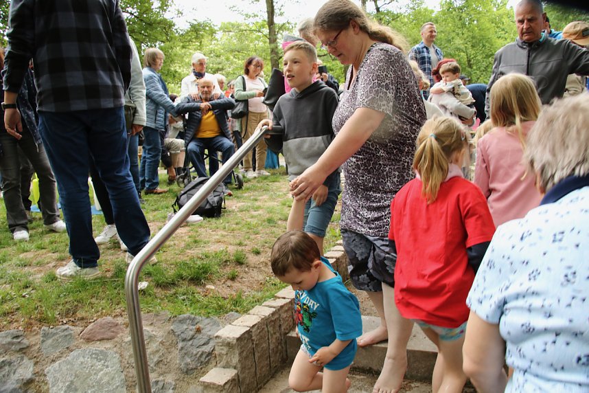 Anwassern im Stadtpark