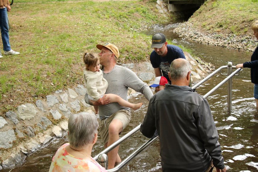 Anwassern im Stadtpark