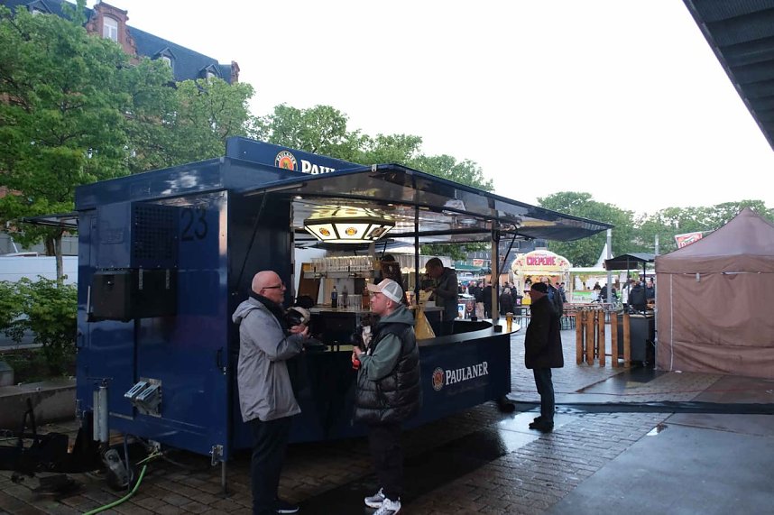 Peter Blei unterwegs auf dem Bahnhofsfest in Nordhausen