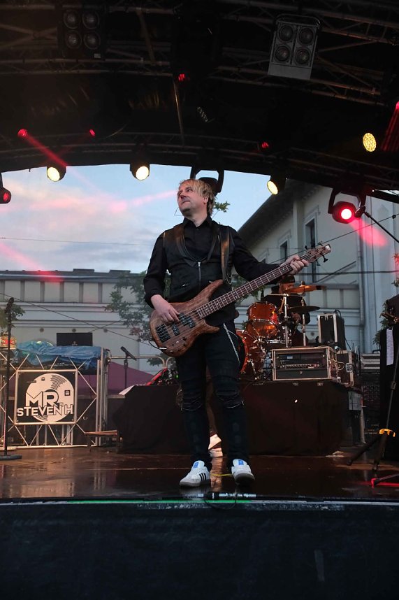 Peter Blei unterwegs auf dem Bahnhofsfest in Nordhausen