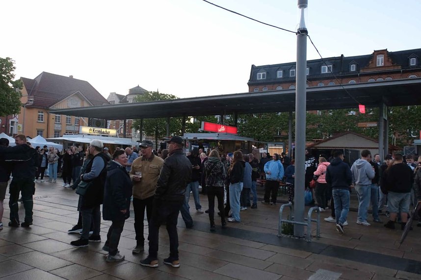 Peter Blei unterwegs auf dem Bahnhofsfest in Nordhausen