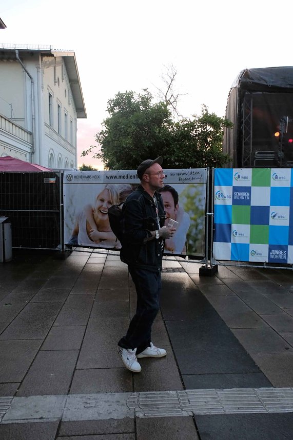 Peter Blei unterwegs auf dem Bahnhofsfest in Nordhausen