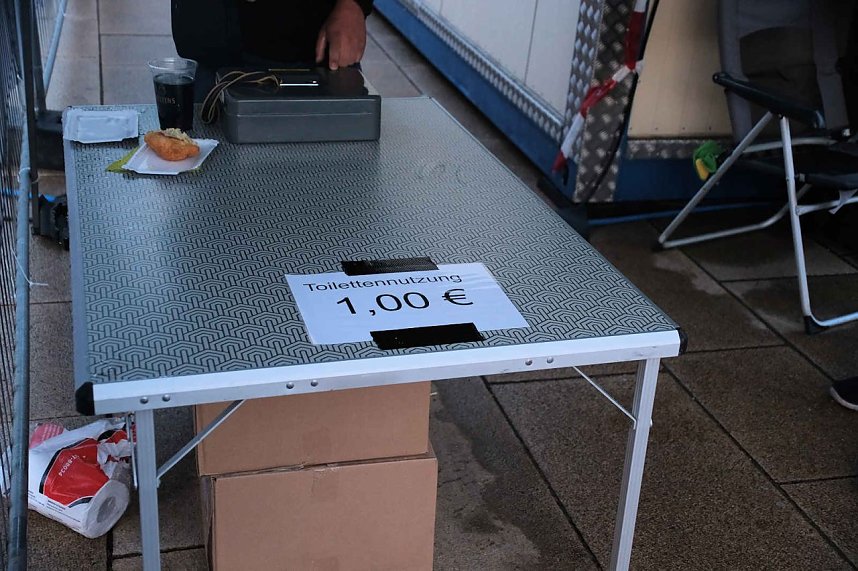 Peter Blei unterwegs auf dem Bahnhofsfest in Nordhausen