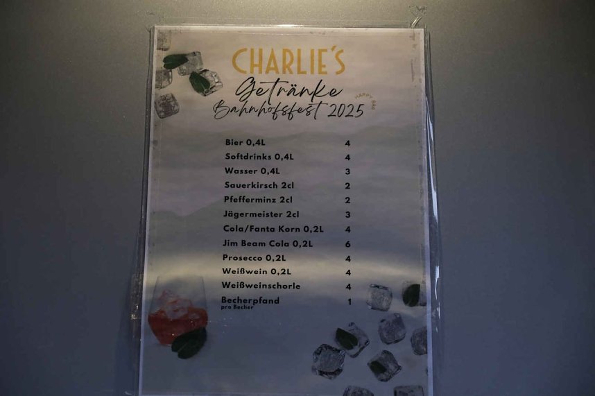 Peter Blei unterwegs auf dem Bahnhofsfest in Nordhausen