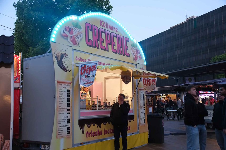 Peter Blei unterwegs auf dem Bahnhofsfest in Nordhausen
