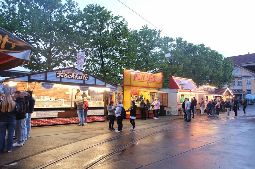 Peter Blei unterwegs auf dem Bahnhofsfest in Nordhausen