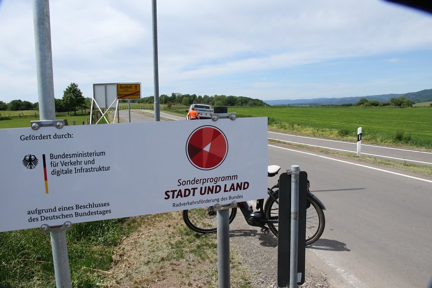 Neuer Radweg zwischen Buchholz und Herrmannsacker