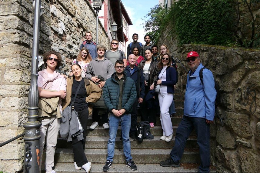 Internationale Begegnung auf dem Campus: Studenten und Lehrer aus ganz Europa tauschten sich im Rahmen der 27. Internationalen Projektwoche an der Hochschule Nordhausen fachlich und kulturell aus.