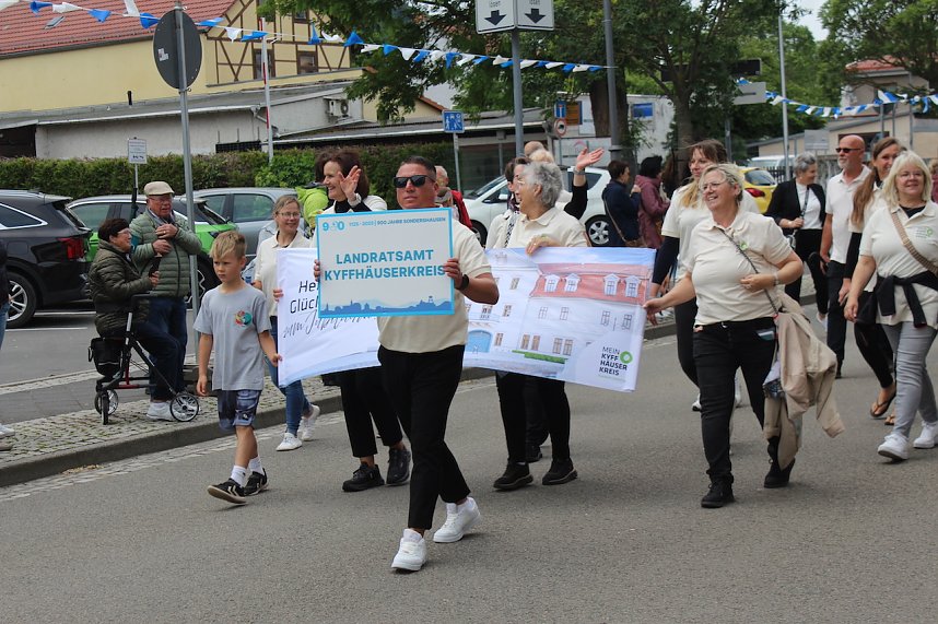 Festumzug zum 900. Geburtstag Sondershausens