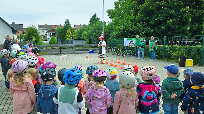 Kreisverkehrswacht beim Kinderfest in Niedersachswerfen