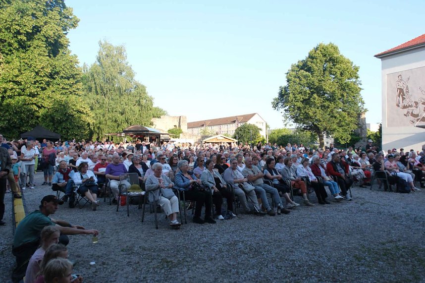 Peter Blei unterwegs auf dem Rolandsfest