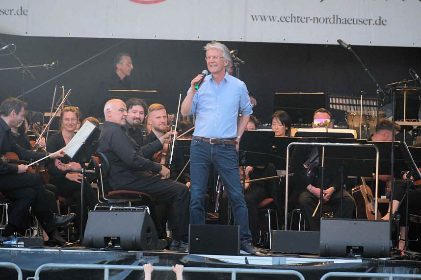 Peter Blei unterwegs auf dem Rolandsfest