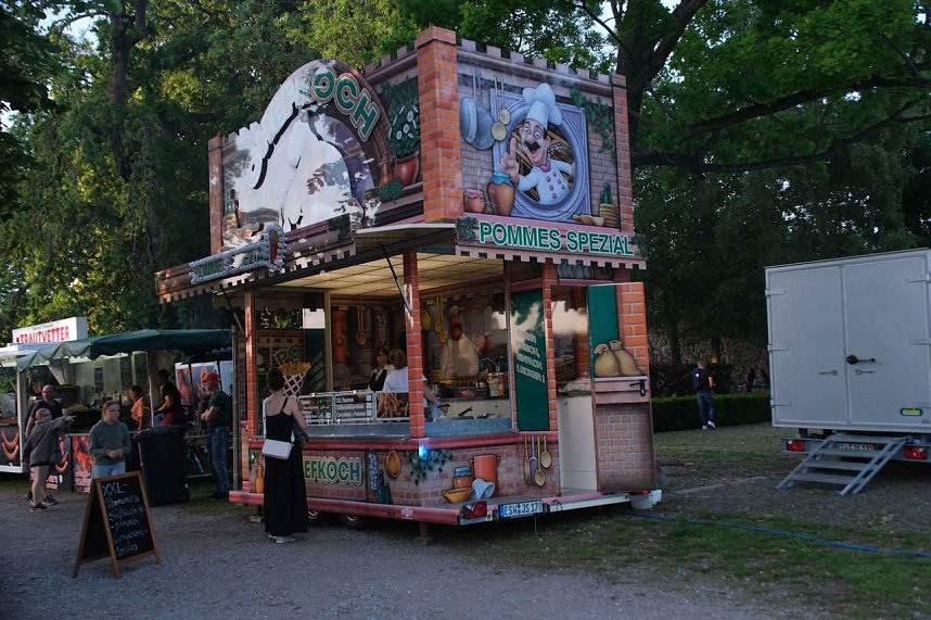 Peter Blei unterwegs auf dem Rolandsfest