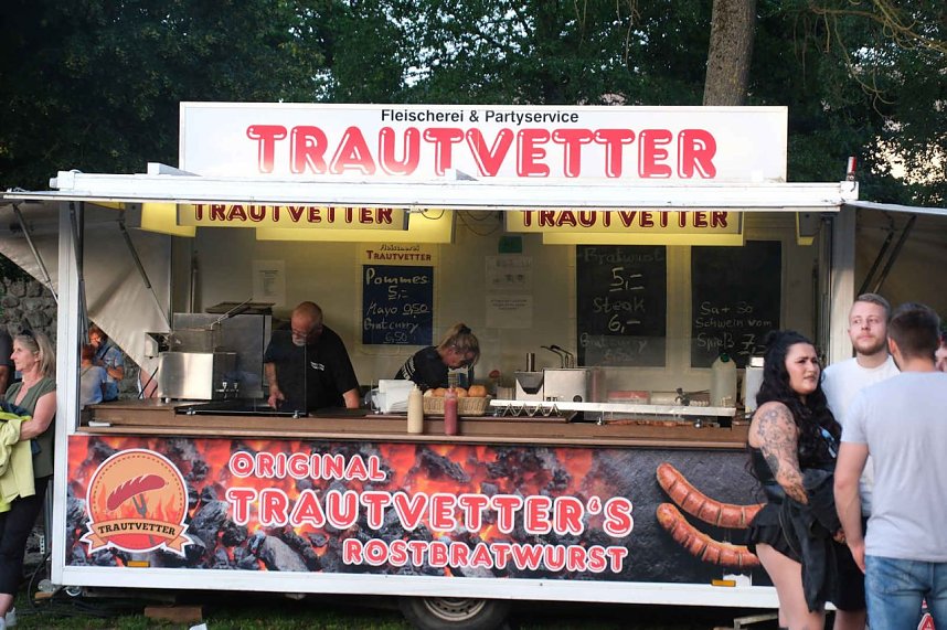 Peter Blei unterwegs auf dem Rolandsfest