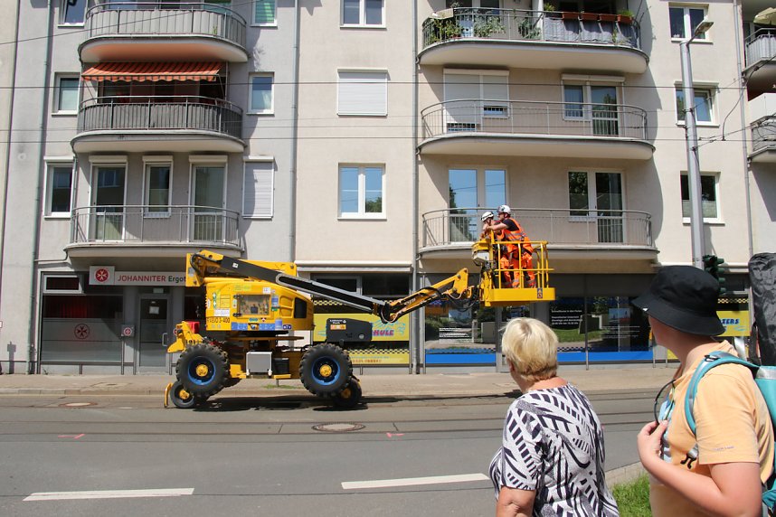 Schienencorso der Nordh&auml;user Stra&szlig;enbahn zum 55. Rolandsfest