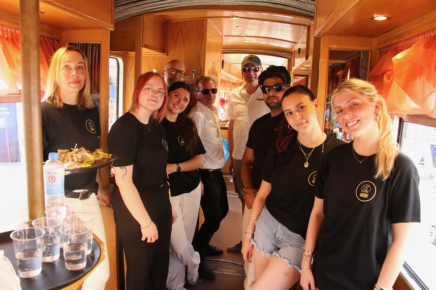 Schienencorso der Nordh&auml;user Stra&szlig;enbahn zum 55. Rolandsfest