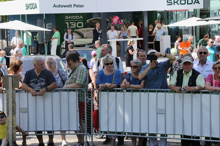 Schienencorso der Nordh&auml;user Stra&szlig;enbahn zum 55. Rolandsfest