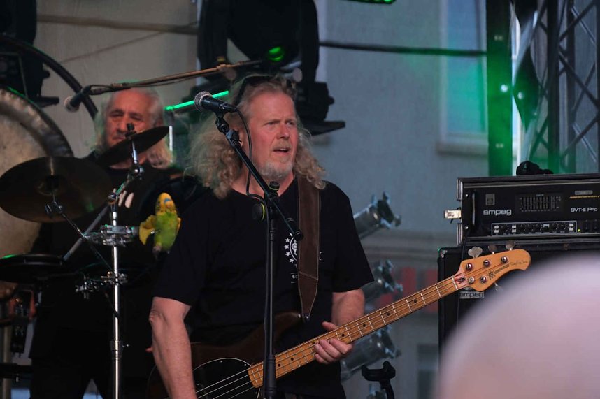 Peter Blei unterwegs auf dem Rolandsfest