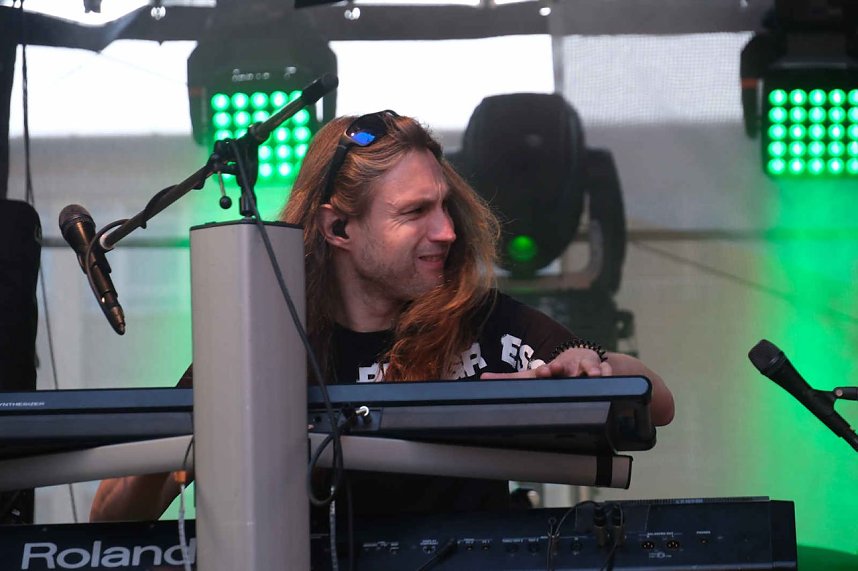 Peter Blei unterwegs auf dem Rolandsfest