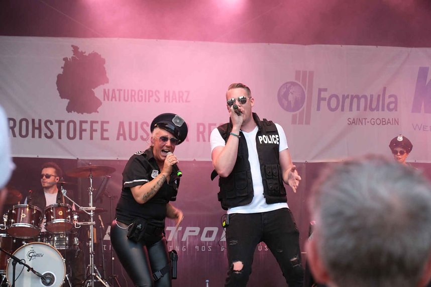 Peter Blei unterwegs auf dem Rolandsfest