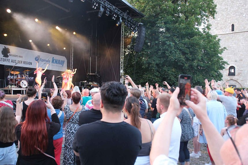 Peter Blei unterwegs auf dem Rolandsfest