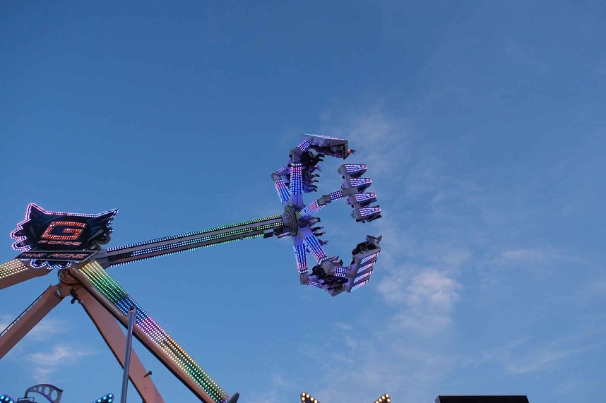 Peter Blei unterwegs auf dem Rolandsfest