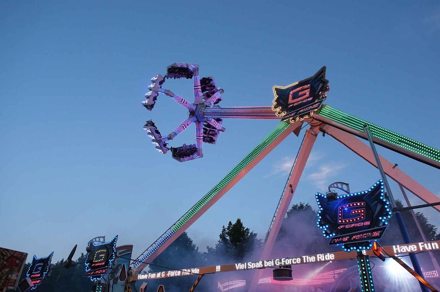 Peter Blei unterwegs auf dem Rolandsfest