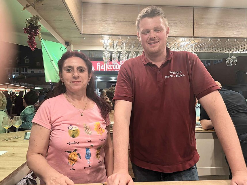 Peter Blei unterwegs auf dem Rolandsfest