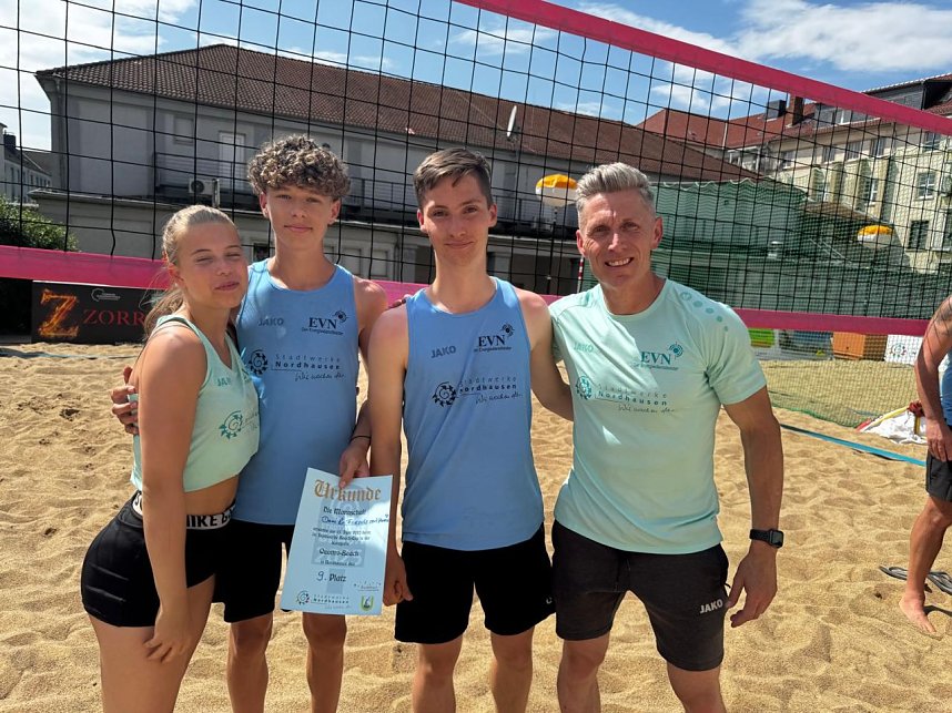 Erfolgreicher 16. Stadtwerke-Beachvolleyballcup