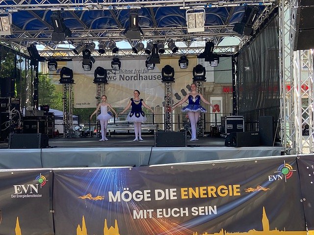 Der Auftritt des Tanzstudios Radeva auf dem 55. Rolandsfest